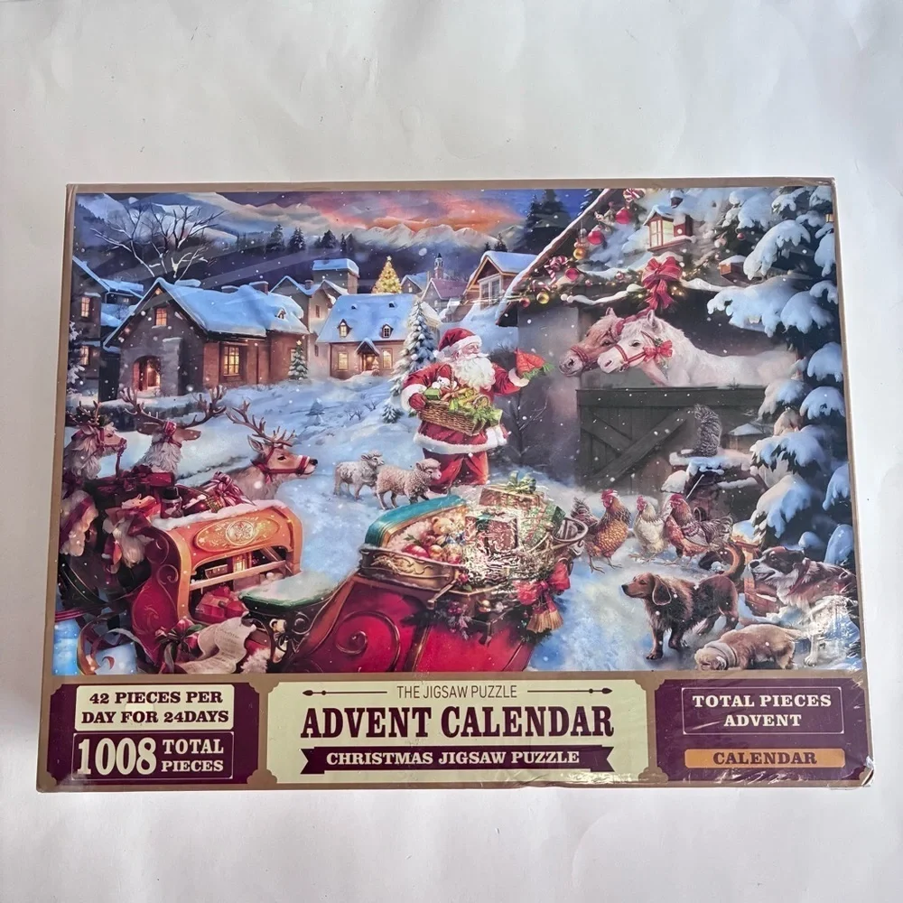 The Jigsaw Puzzle Christmas Advent Calendar 1008 pieces